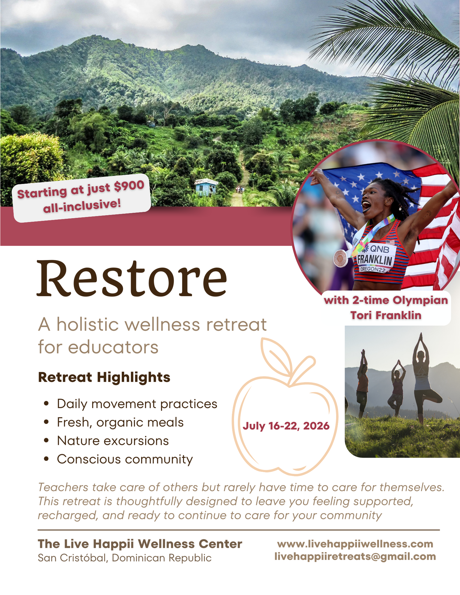 Restore Retreat For Educators!